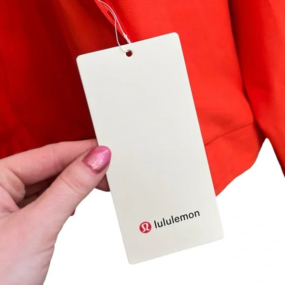 NWT Lululemon Cinched Hem Jacket Autumn Red Size
XS/S Anorak Cropped Windbreaker - Picture 12 of 13